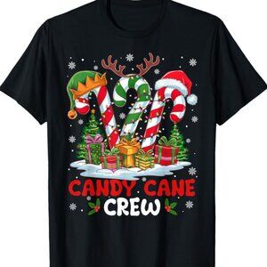 Candy Cane Crew Christmas Xmas Love Candy T-Shirt